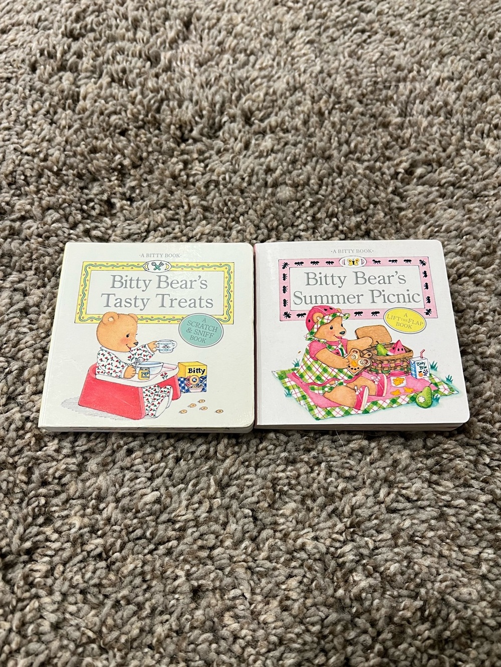 American Girl Bitty Baby collection: Bitty Bear's two books, vintage pre-owned